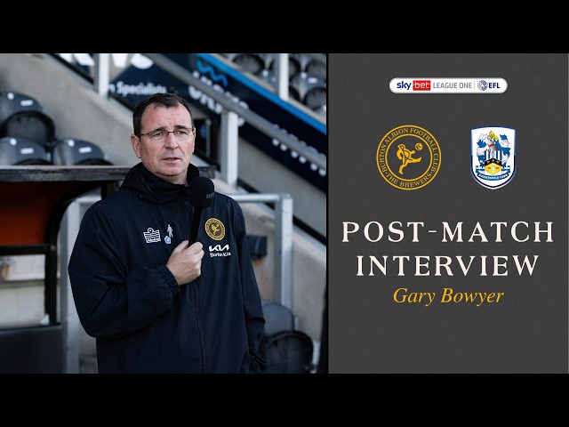 Post Match | Gary Bowyer after Huddersfield Town
