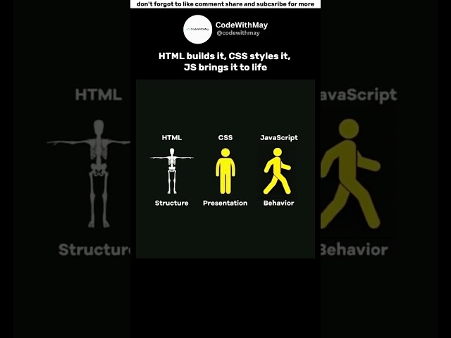 How Websites Actually Work (HTML, CSS, JS) #coding #html #javascript #htmlcss