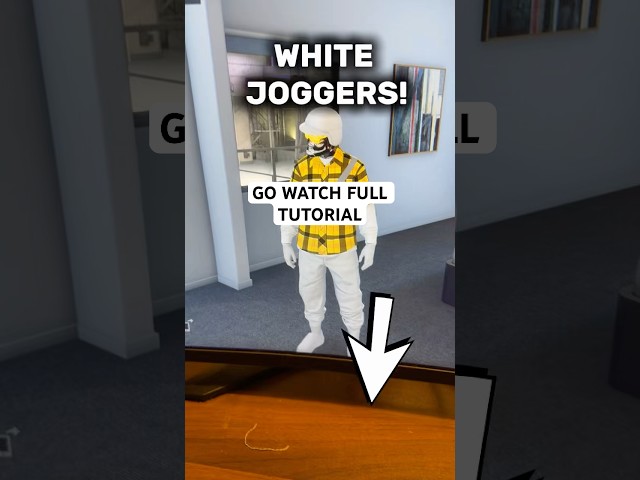 WHITE JOGGERS OUT NOW!