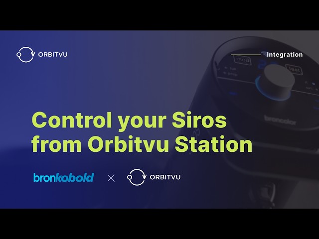 Orbitvu × broncolor: control your Siros strobes and camera from one screen