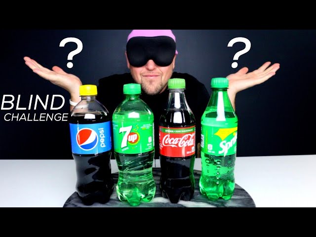 COKE VS PEPSI BLIND TASTE TEST CHALLENGE (SPRITE VS 7 UP BONUS ROUND)