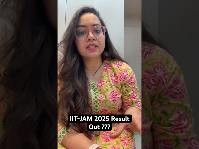 Big Update !! IIT-JAM 2025 Result is Out ?? #iitjambt #iitjam2025 #iitbombay #iitjam