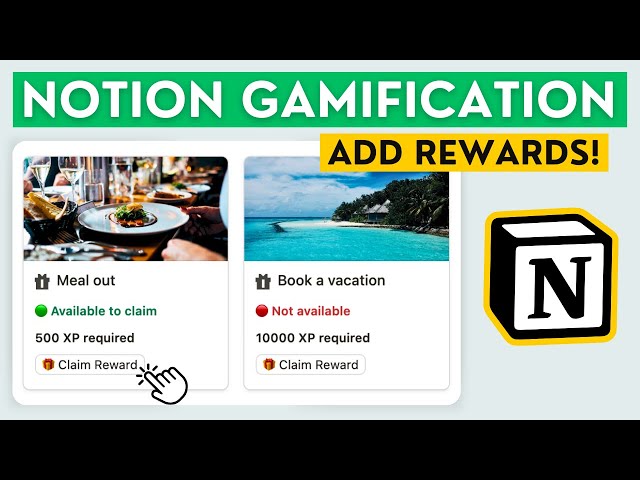 Adding a Rewards System to My Gamified Notion Template 🎁