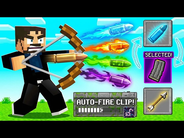 I Added AUTO ARROWS in Minecraft