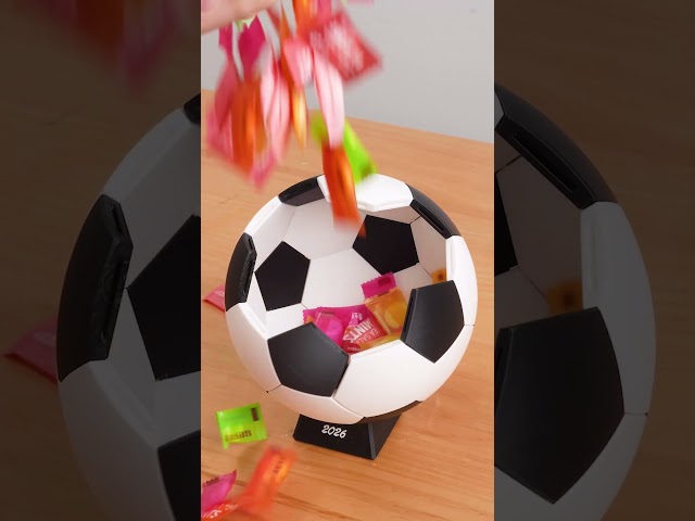 When you can't steal the ball on the field, maybe steal some candies here ⚽🍬