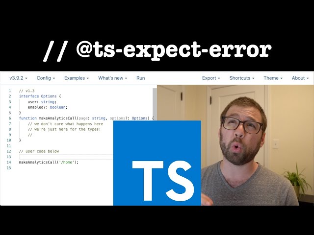 TypeScript's @ts-expect-error: The best way to ignore errors
