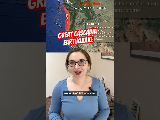 Uncovering the Mystery of the January 1700 Great Cascadia Earthquake #shorts #science