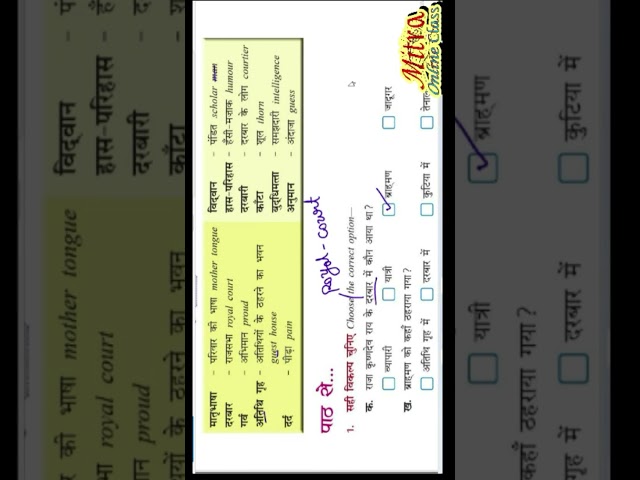 hindi class 7 chapter 7 मातृभाषा की पहचान
