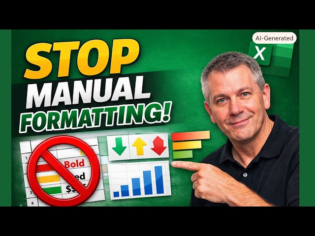 Stop Manually Formatting Excel | Use This Instead