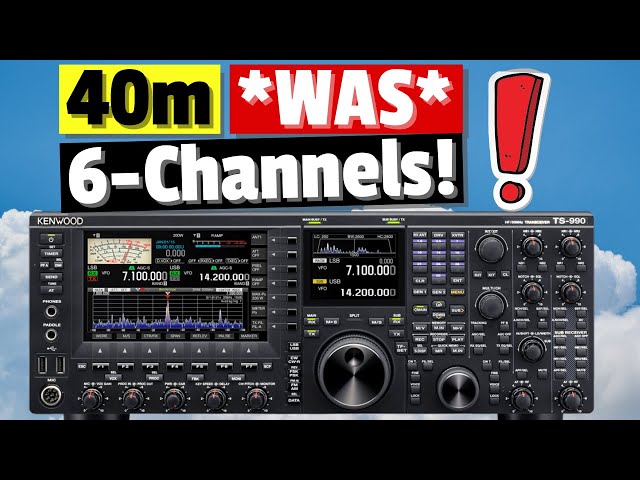 When 40m SSB was only 60kHz wide!