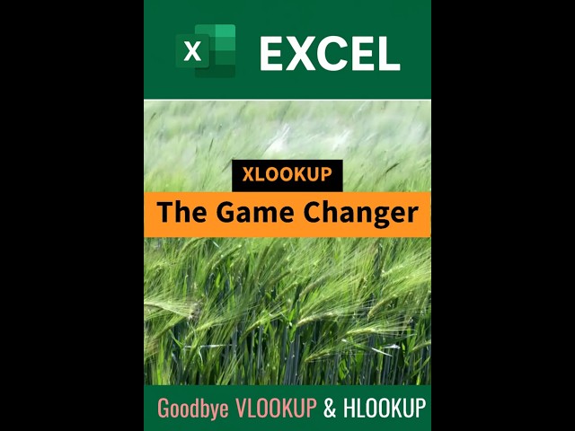 EXCEL XLOOKUP = Game Changer! #excel #xlookup #tipsandtricks #tipsntricks #exceltips