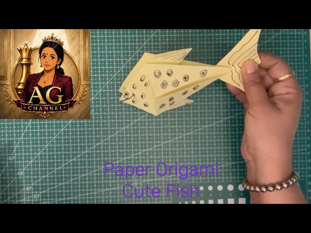 How to Make Beautiful Origami Cute Fish | Easy Step-by-Step DIY Paper Craft for Kids & Beginners