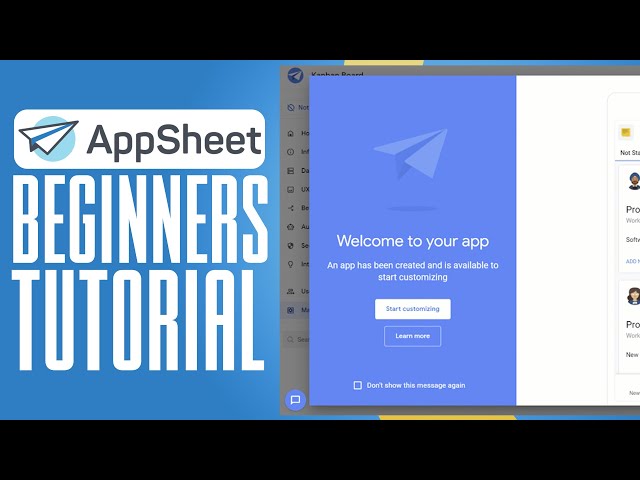 AppSheet Tutorial For Beginners (2026) | No Code App Builder