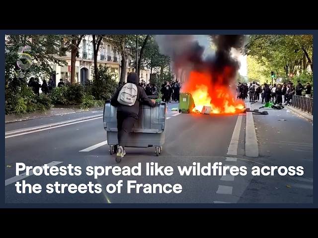 Riots in France: Student protests force hundreds of schools to close