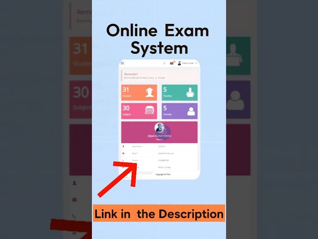Online Exam System 🚀