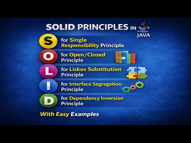 SOLID Design Principles in java with Example | SOLID Design Principles with Realtime Java Examples