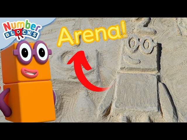 VERANO, PLAYA y NÚMEROS ☀️ | ¡Haz 1, 2, 3 y 4! | Aprende a contar | @Numberblocks en español