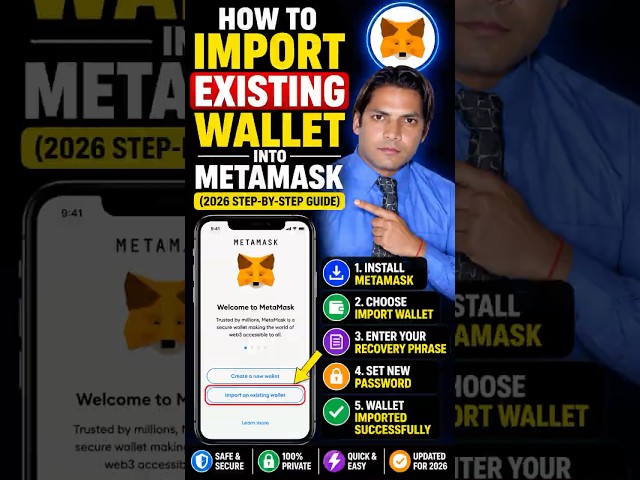 How To Add Existing Crypto Wallet To MetaMask Safe
