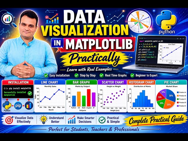 Python Data Visualization for Beginners: Learn Matplotlib Step-by-Step