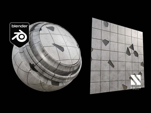 Procedural Broken Tiles | Blender Tutorial