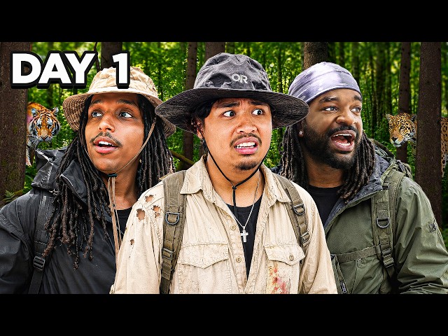 Surviving 24 Hours In The Amazon Rainforest With Agent & Tbvnks!