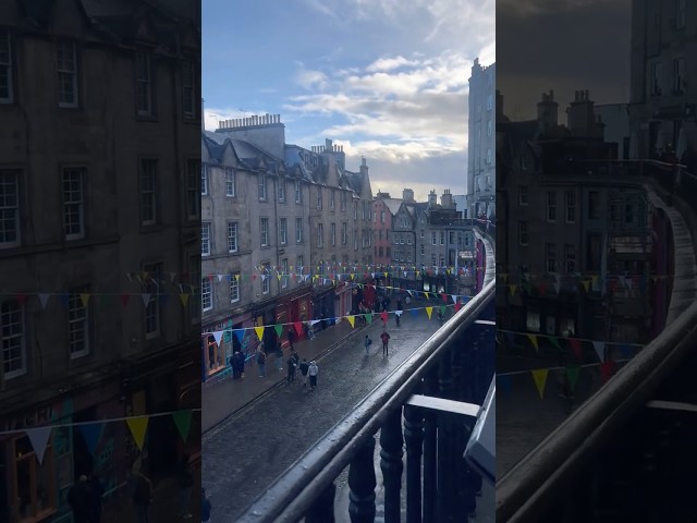 📍Edinburgh, Scotland in the rain 🌧️🏰 #shorts #travel #viral #scotland