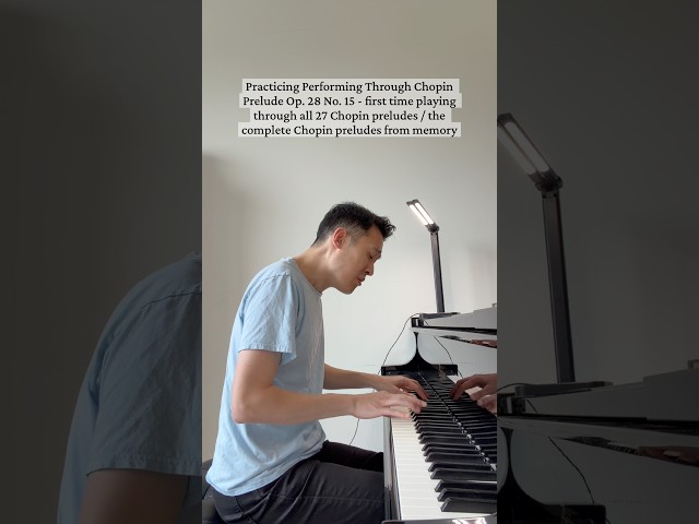 Piano Practice - Chopin Prelude Op. 28 No. 15 (1)  - 8/31/26 #pianolessonsonline
