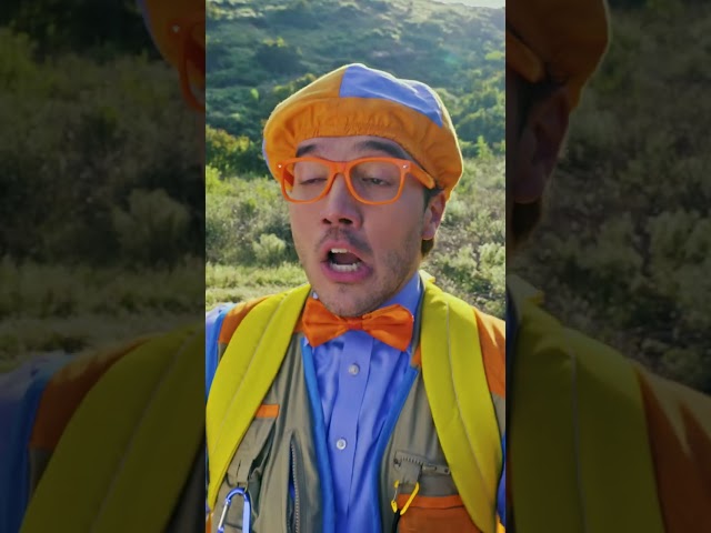 Blippi comes face to face with DINOSAURS! #blippi #shorts #dinosaurs #skit #comedy