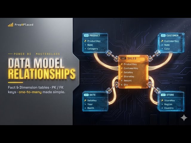 Master Data Modeling in Power BI | Normalization, Star Schema & Relationships.