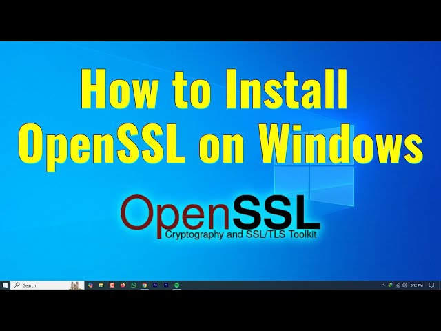 How to Install OpenSSL on Windows 11 - Complete Tutorial (2026)