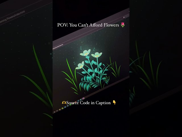 Make Beautiful Flower 🌼 using HTML and CSS