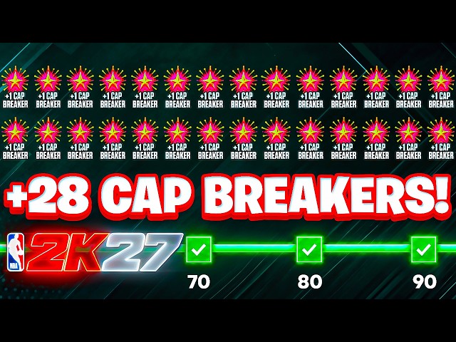 FASTEST WAY TO UNLOCK EVERY CAP BREAKER IN NBA 2K27! (+28 CAP BREAKERS)