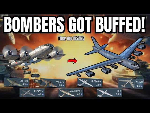 Bomber BUFF is INSANE!🔥| Testing the BIGGEST ones! (B-52H, Tu-4, B-29, Me 264...) | Play it NOW!