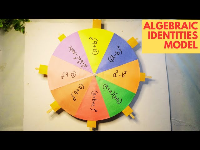 Algebraic Identities Working Model _ Maths Working Model _ Maths model _ Exhibition model for school