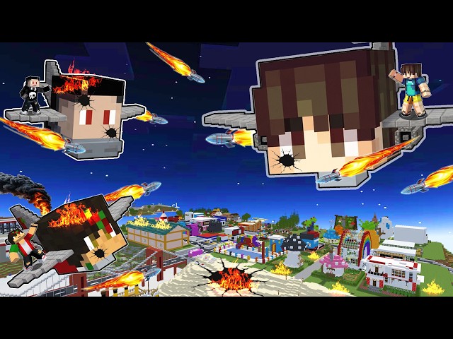 Floating Head Battle in Minecraft (Tagalog)