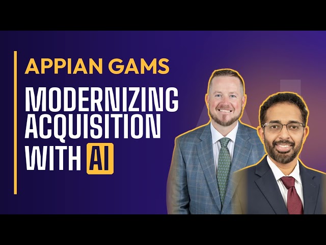 AI in Federal Acquisition: What Appian GAMS Actually Does (and Where Humans Still Decide)