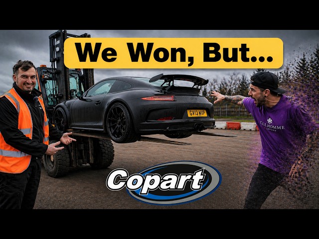 Can we turn a profit on this Copart Porsche 991 GT3? 