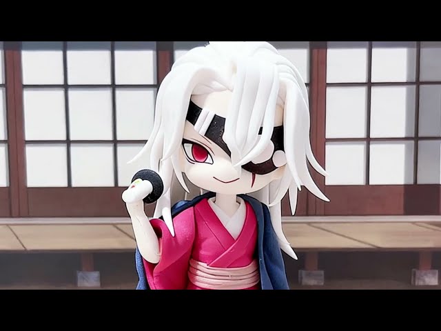 DIY Retired Tengen Uzui Figure 🎇 Demon Slayer | Satisfying Clay Art Tutorial