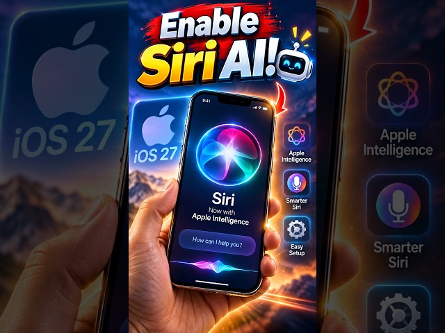 How To Enable Apple Intelligence & Siri AI On iPhone