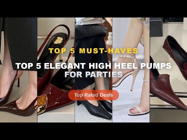 Cheap & Best Top 5 Elegant High Heel Pumps For Parties Unboxing & Review - 2026 Spring Women Office