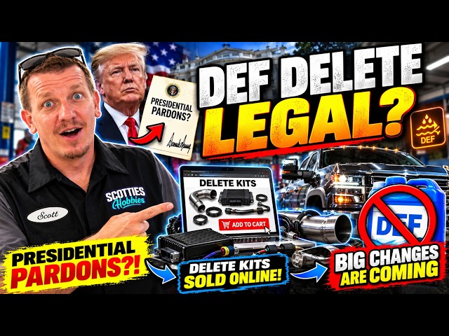 DEF DELETE LEGAL Soon? Presidential Pardons, Delete Kits & BIG Diesel Changes?