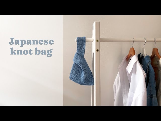 Japanese knot bag - summer crochet bag pattern