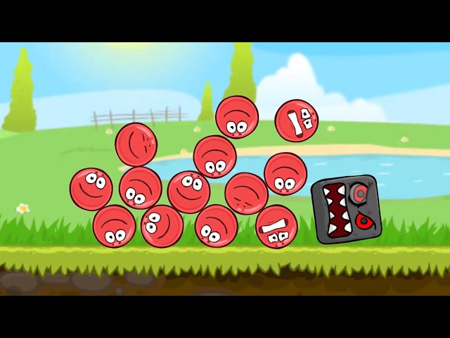 Red Ball 4 | 100 Red Balls In Stage 1 Ep 3