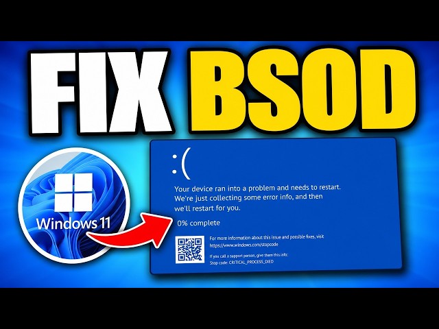 How To Fix Blue Screen of Death in Windows 11