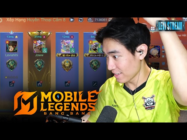 (Restream) Lần đầu tôi được tuyển thủ và creators MLBB kéo rank