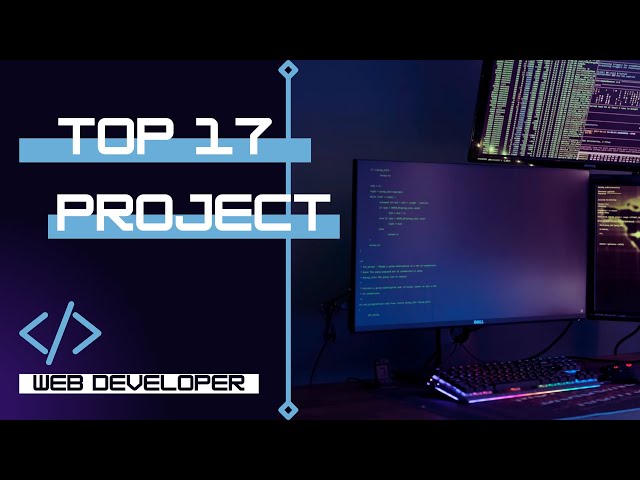Top 17 Project in JavaScript HTML and CSS | Web Developer