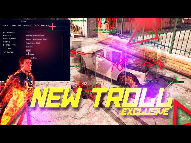 New Troll Function ⚡ Burn 🔥 FiveM Eulen.gg - Lua Executor Trigger Logger Aimbot Spoofer And more
