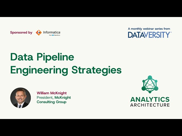 Analytics Architecture: Data Pipeline Engineering Strategies