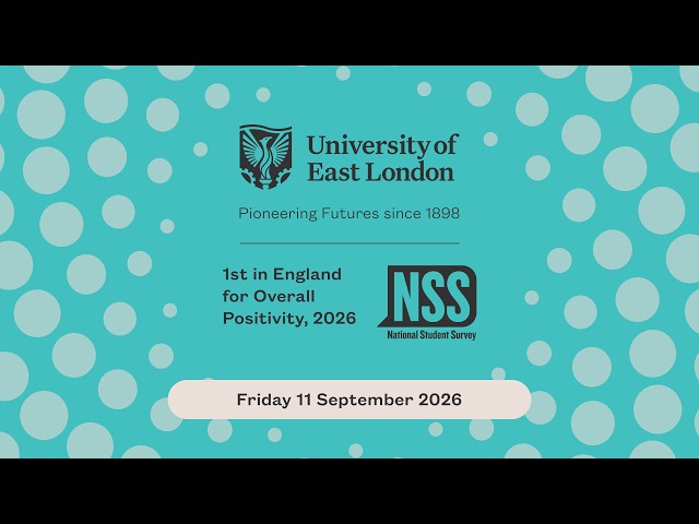 10:00 - Friday 11 September 2026 Graduation | University of East London