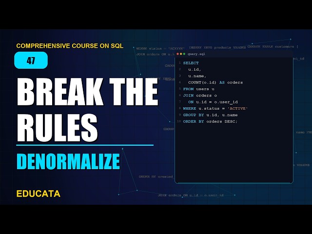 47. Denormalization & Tradeoffs